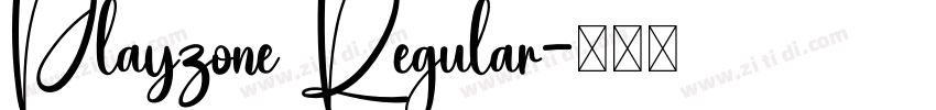 Playzone Regular字体转换 Playzone Regular字体转换